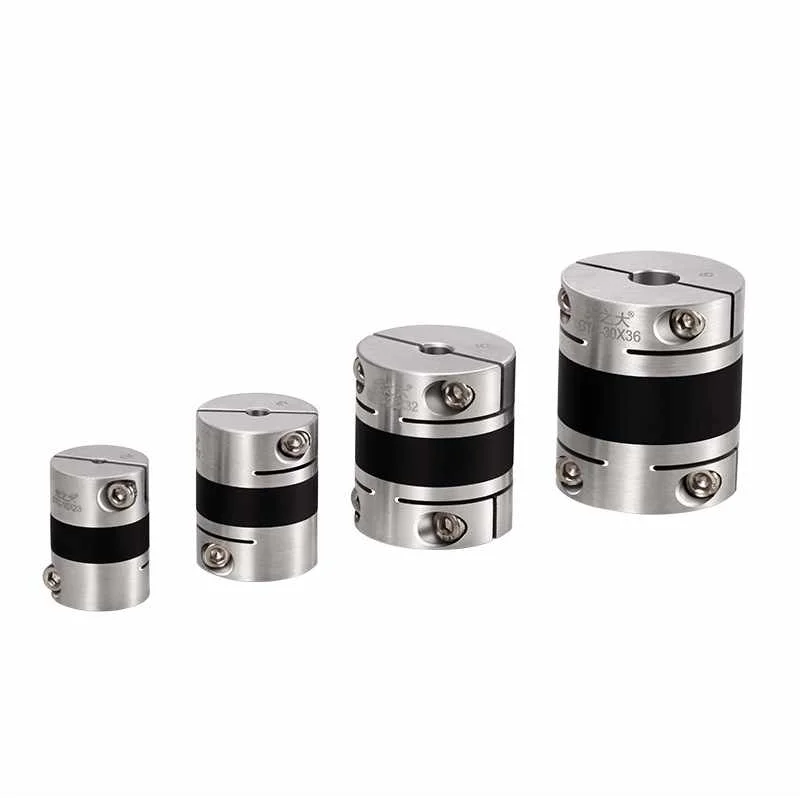 High Response Rubber clamping coupling step-servo motor screw rod elasticity coupling
High Response Rubber clamping coupling step-servo motor screw rod elasticity coupling