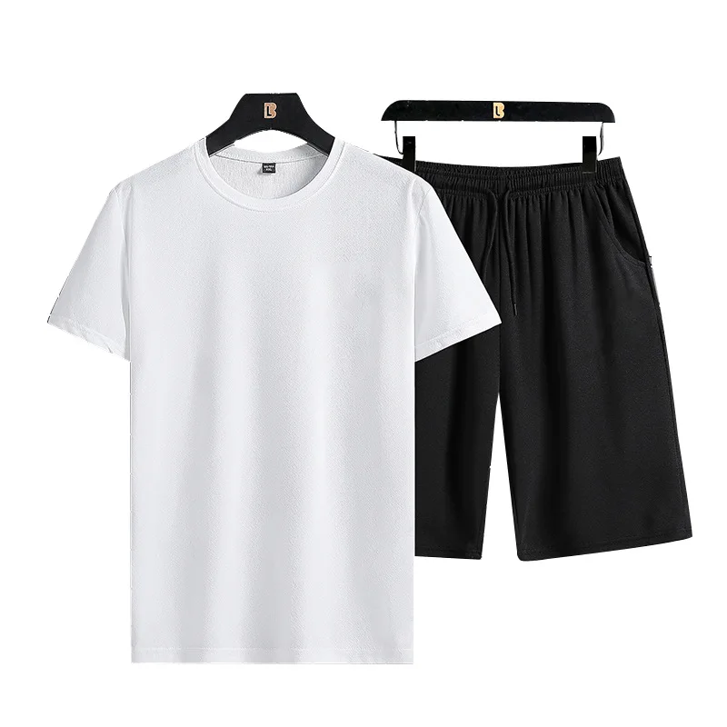 Custom brand men's casual sports suit track and field sports jogger large size round neck t-shirt 2 sets
Custom brand men's casual sports suit track and field sports jogger large size round neck t-shirt 2 sets