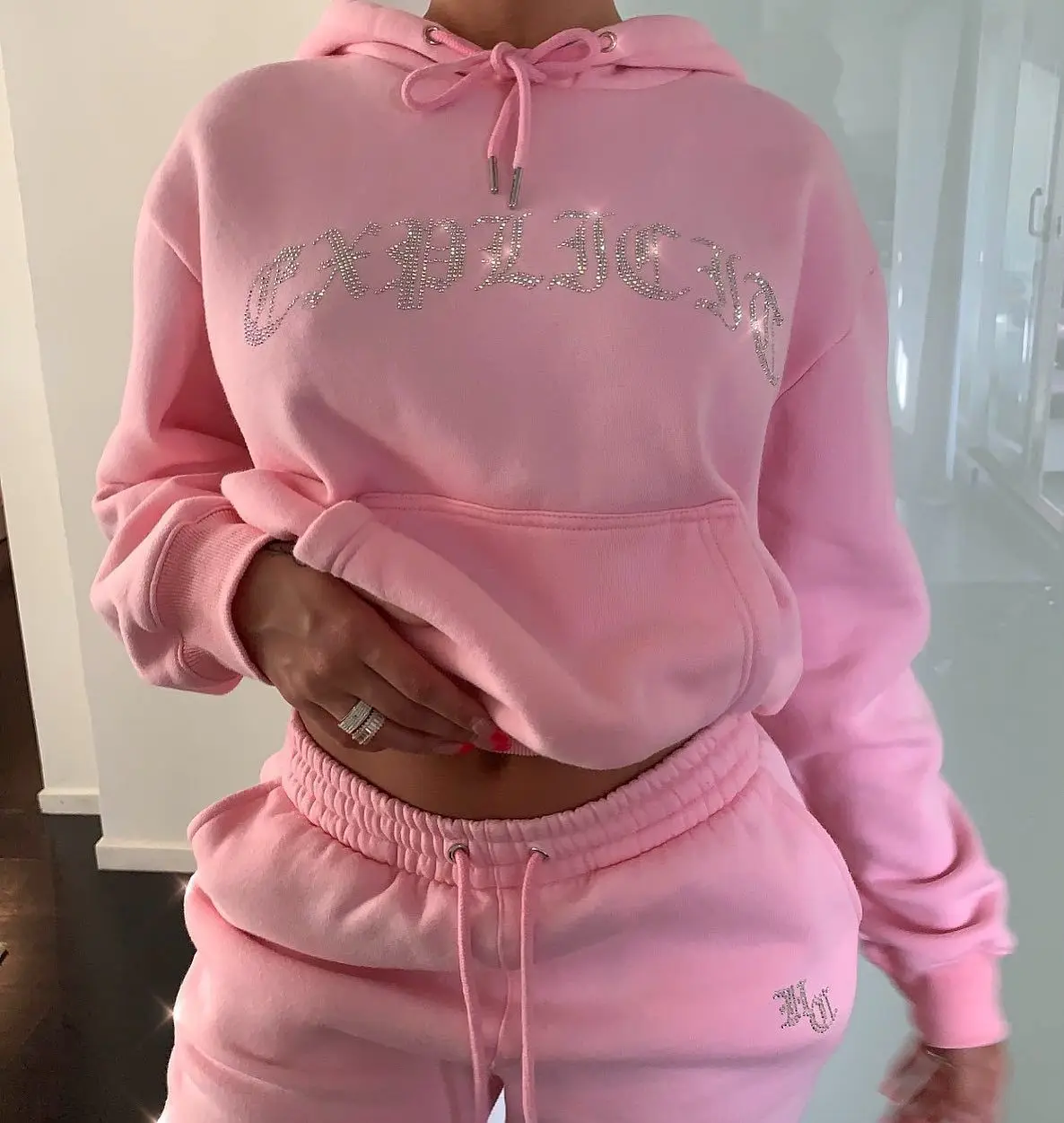 Hooded Joggers Women Two Piece Pants Set Tracksuits Women Sweatsuit Set 2 Piece Set Women Clothing
Hooded Joggers Women Two Piece Pants Set Tracksuits Women Sweatsuit Set 2 Piece Set Women Clothing