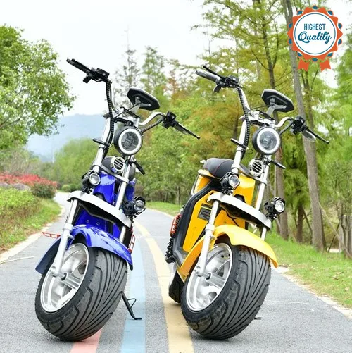 EEC Citycoco Long Range EU Warehouse 2 Wheel Electric Scooter Electric Motorcycle, Black
EEC Citycoco Long Range EU Warehouse 2 Wheel Electric Scooter Electric Motorcycle, Black