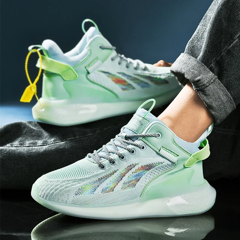 Men Shoes Breathable Casual Sneakers Fashion Hollow Sole Lace Up High Top Sport Boots Winter Male Footwear men running shoes
Men Shoes Breathable Casual Sneakers Fashion Hollow Sole Lace Up High Top Sport Boots Winter Male Footwear men running shoes