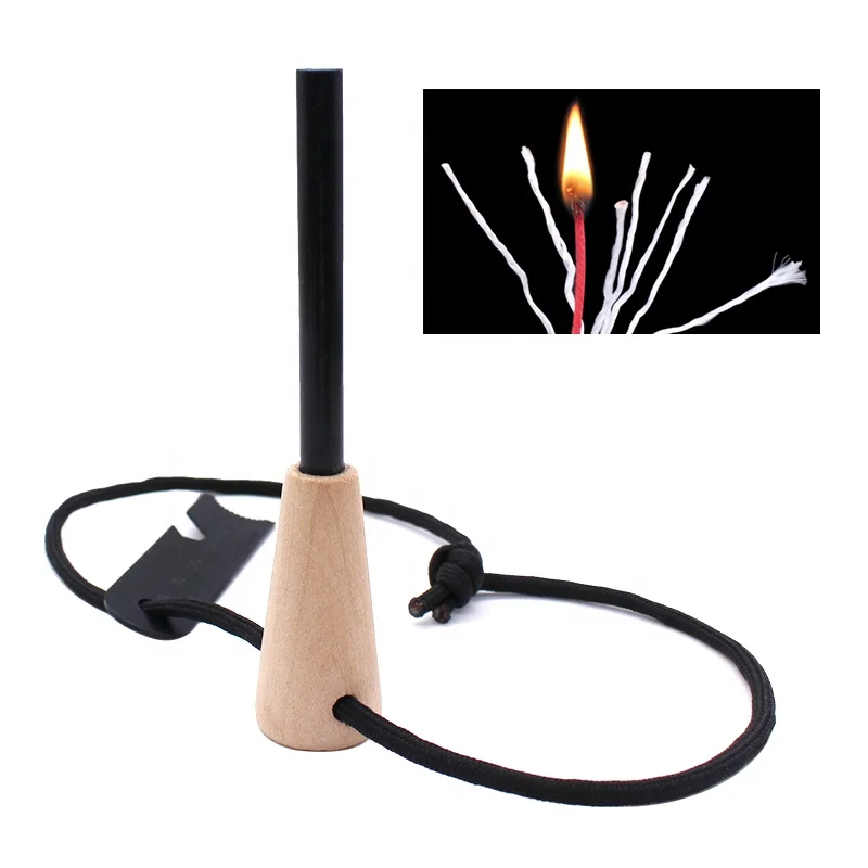Red Tinder Cord Paracord Bushcraft Flint Fire Starter Steel for Emergency Situations
Red Tinder Cord Paracord Bushcraft Flint Fire Starter Steel for Emergency Situations