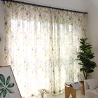 Innermor Floral Curtains For Living room Burnt-out curtain for kitchen Voile Curtain for bedroom ready made Customized
