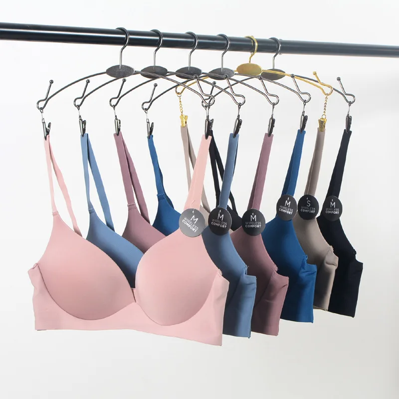Seamless Bra T-shirt Bra Fashion Simple Drop shipping Girls Push up Wireless Comfort Women Solid Color Bra, 6 color as pictures
Seamless Bra T-shirt Bra Fashion Simple Drop shipping Girls Push up Wireless Comfort Women Solid Color Bra, 6 color as pictures