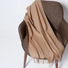 Logo Customization Wool Scarves High Quality Colorful Cashmere Wool Scarf For Women Winter