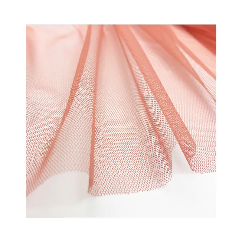 Plain Dyed Elastic 100% Polyester Mesh Knitted Fabric Suitable for Wedding Dress Lining
Plain Dyed Elastic 100% Polyester Mesh Knitted Fabric Suitable for Wedding Dress Lining