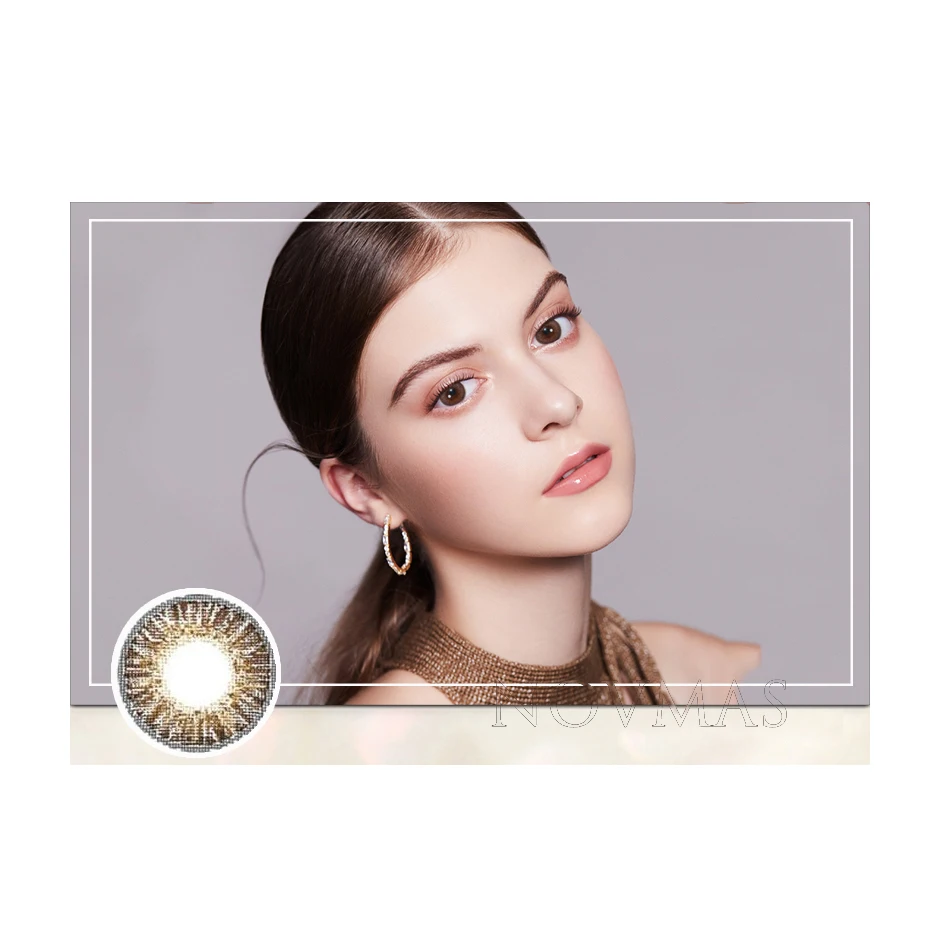 Novmas Free Shipping European Women Beauty Eye Colored Contact Lenses Fashion Brown Wholesale Color Yearly Contact Lens
Novmas Free Shipping European Women Beauty Eye Colored Contact Lenses Fashion Brown Wholesale Color Yearly Contact Lens