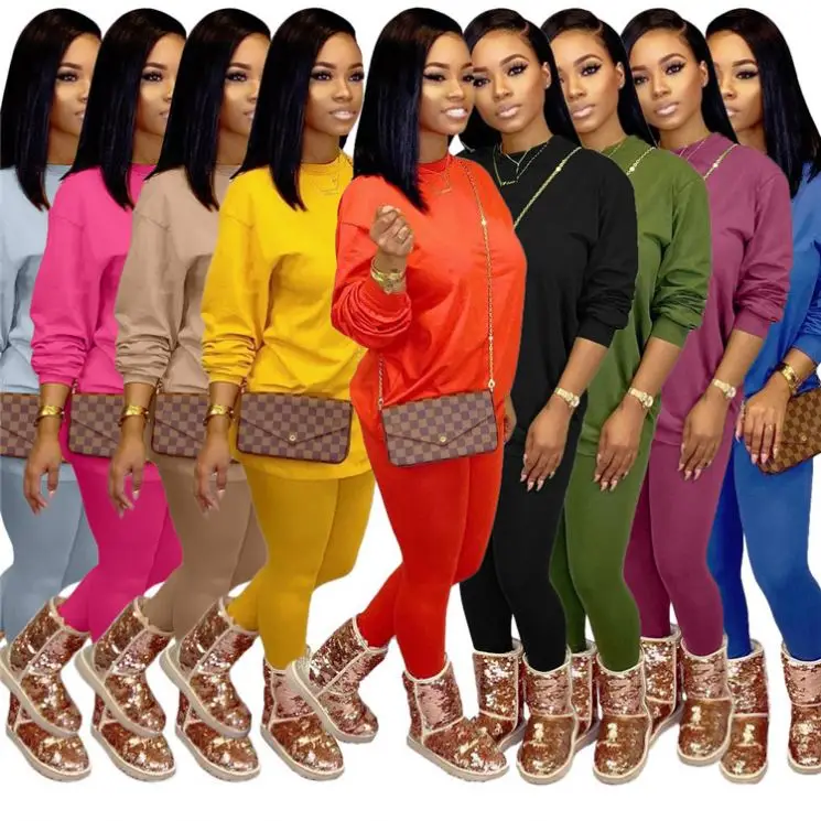 Wholesale women clothes 2020 two piece pant sets tracksuit set loose casual sweatsuit solid color sportswear jogger set, 5 colors
Wholesale women clothes 2020 two piece pant sets tracksuit set loose casual sweatsuit solid color sportswear jogger set, 5 colors
