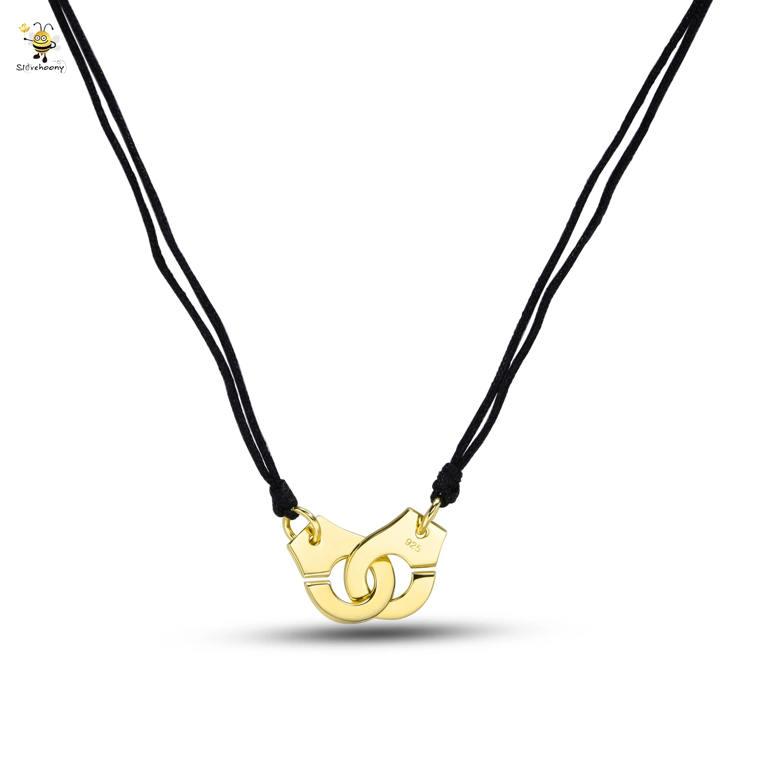 2021 Fashion Black Rope 18k Gold Plated Pink 925 Silver Handcuff Pendant Necklaces Jewelry, Sliver/blue/pink/rose/gold
2021 Fashion Black Rope 18k Gold Plated Pink 925 Silver Handcuff Pendant Necklaces Jewelry, Sliver/blue/pink/rose/gold