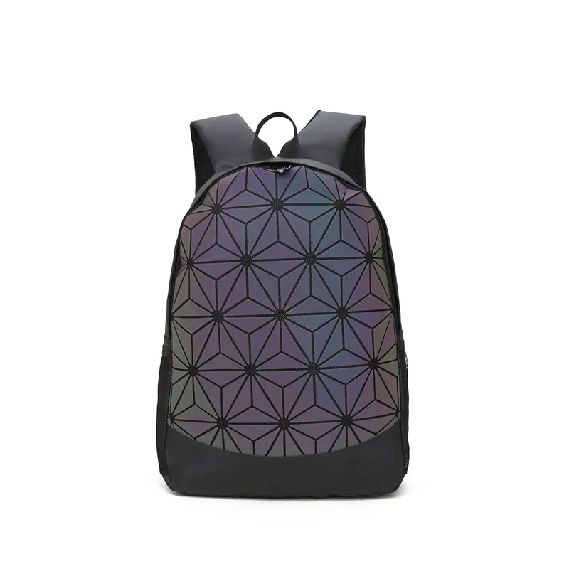 Fashion Girls Geometric Fluorescent School Backpack Holographic Reflective Bag Luminous Geometric Bag
Fashion Girls Geometric Fluorescent School Backpack Holographic Reflective Bag Luminous Geometric Bag