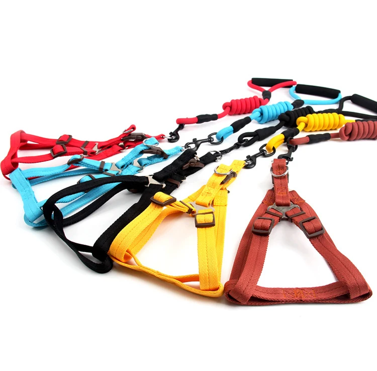 High Quality Cheap Soft Durable Polyester Dog Strap Harness Set Safety Adjustable Harness Dog Chest Collar And Leash
High Quality Cheap Soft Durable Polyester Dog Strap Harness Set Safety Adjustable Harness Dog Chest Collar And Leash