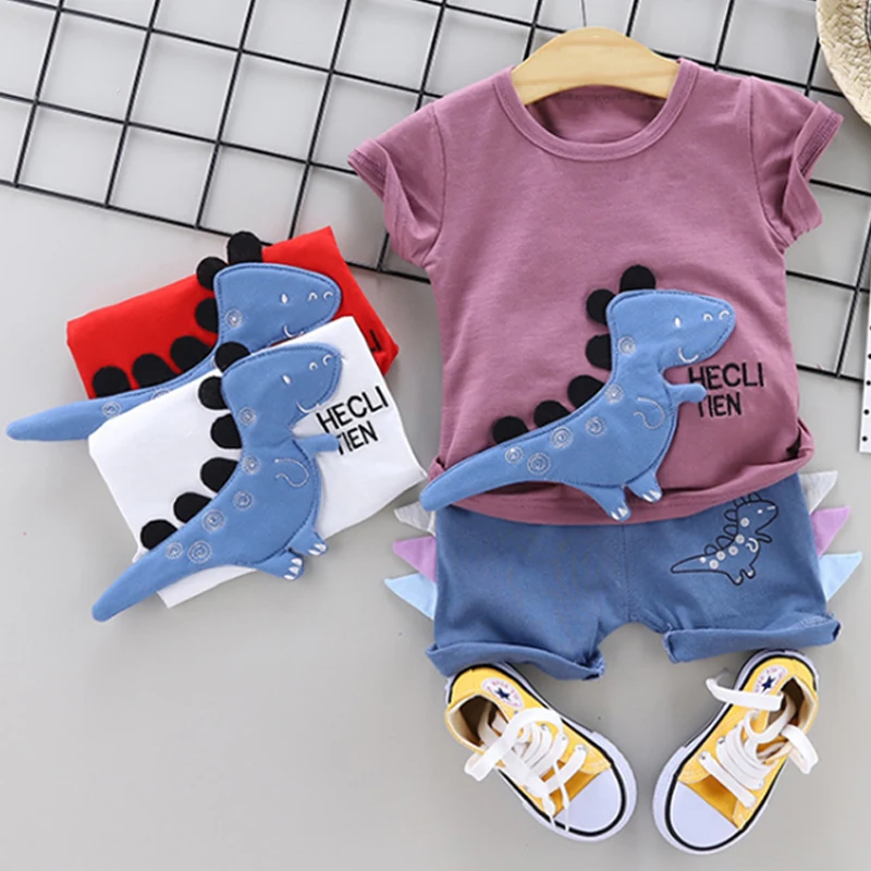 Kids Clothes Baby Boys Dinosaur Sets Summer Children Cotton Clothing Sets for Kids Boys Short Sleeves Cartoon Tops+Shorts Sets
Kids Clothes Baby Boys Dinosaur Sets Summer Children Cotton Clothing Sets for Kids Boys Short Sleeves Cartoon Tops+Shorts Sets