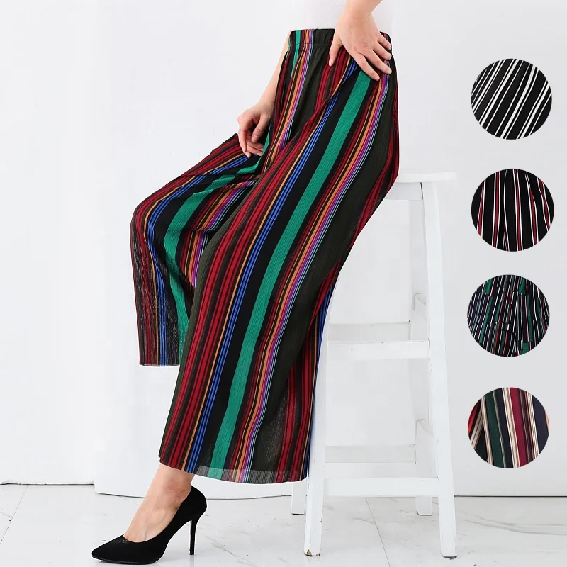 Loose 100% polyester Casual Flared Cropped High Waist Pleated Legged Women Wide Leg Palazzo Pants
Loose 100% polyester Casual Flared Cropped High Waist Pleated Legged Women Wide Leg Palazzo Pants