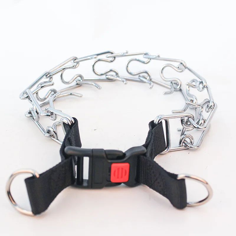 Free dropshipping adjustable wholesale stainless steel metal sliver training chain pet dog link collars with cap in bulk
Free dropshipping adjustable wholesale stainless steel metal sliver training chain pet dog link collars with cap in bulk
