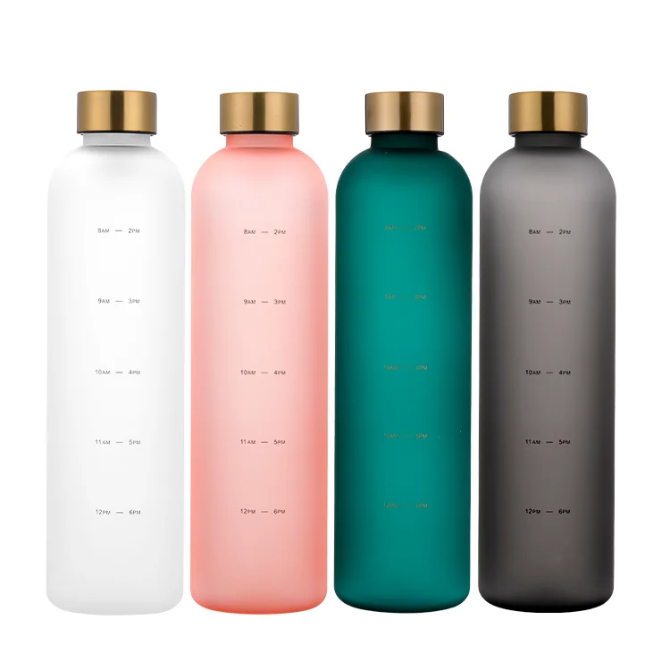 RTS stock sport plastic water bottles 1l BPA free motivational fitness sports water bottle, Customized color acceptable
RTS stock sport plastic water bottles 1l BPA free motivational fitness sports water bottle, Customized color acceptable