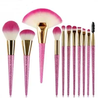 2018 New Style Personal Care Face Makeup Brush Cleaner Kit Glitter Handle Custom Logo Makeup Brush Set
2018 New Style Personal Care Face Makeup Brush Cleaner Kit Glitter Handle Custom Logo Makeup Brush Set