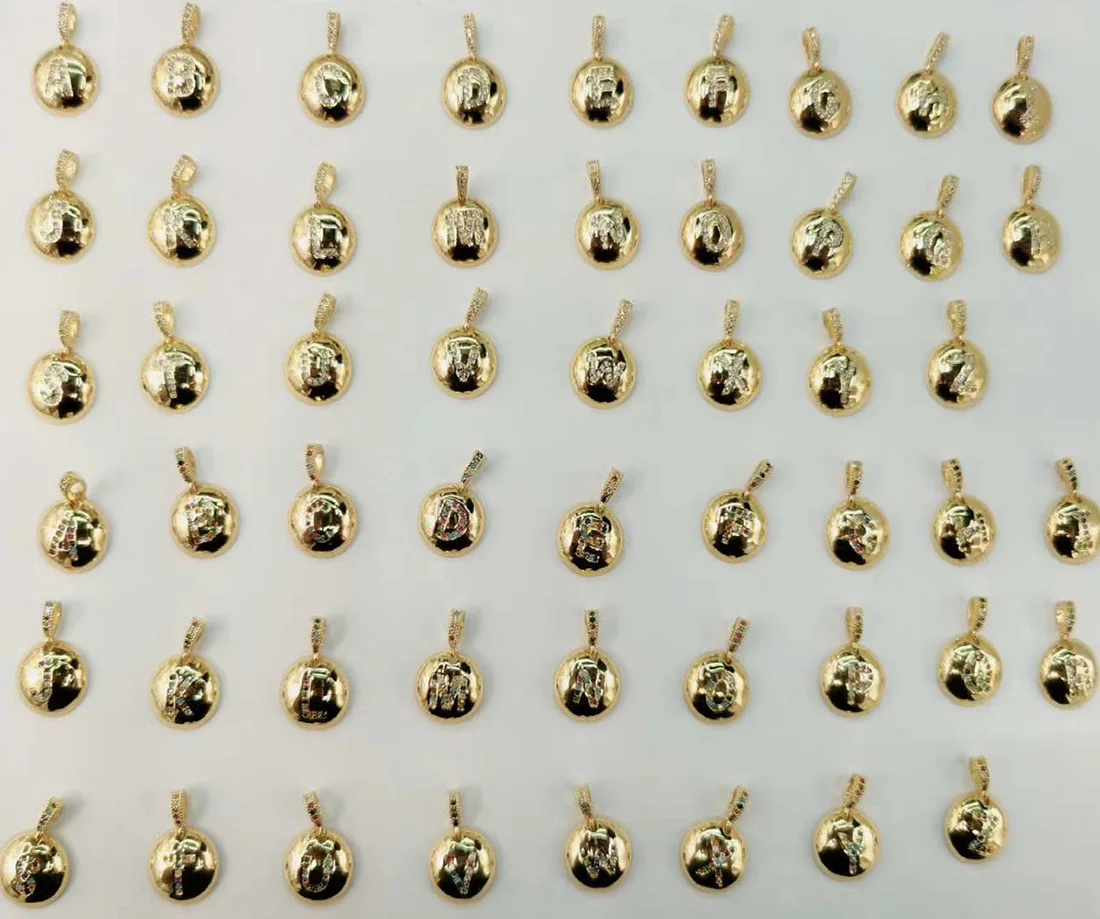 Wholesale Fashion Round Shape Alphabet Gold Plating Jewelry Charm Pendant Alphabet Letter Pendant
Wholesale Fashion Round Shape Alphabet Gold Plating Jewelry Charm Pendant Alphabet Letter Pendant