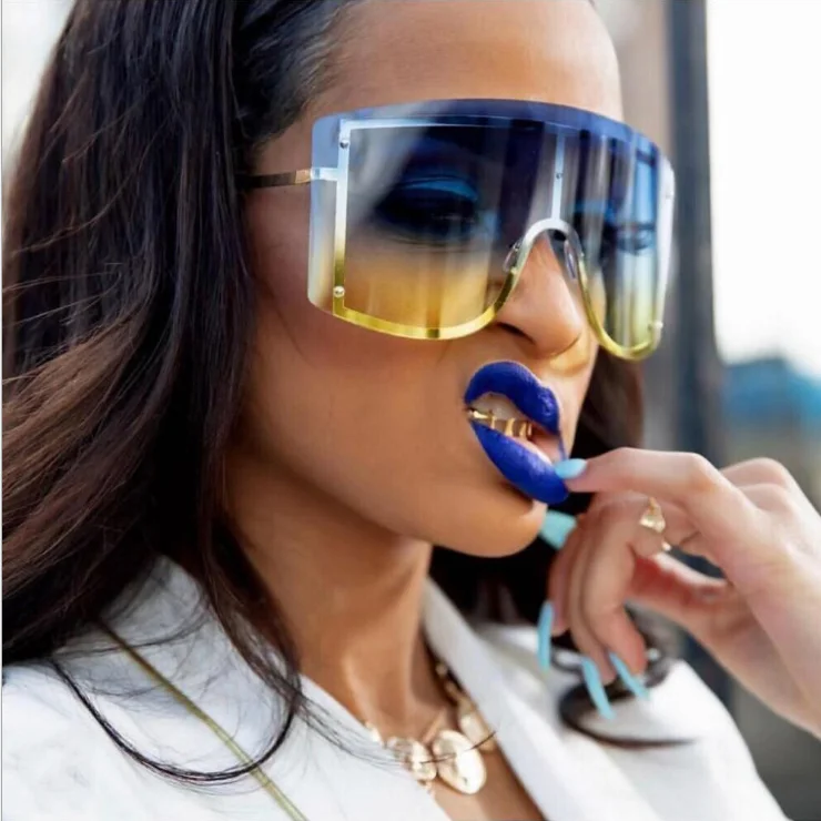Kenbo Eyewear Fashion Metal Shield one piece Lens Shades Windproof Sunglasses Oversized Women Sun glasses 2020
Kenbo Eyewear Fashion Metal Shield one piece Lens Shades Windproof Sunglasses Oversized Women Sun glasses 2020