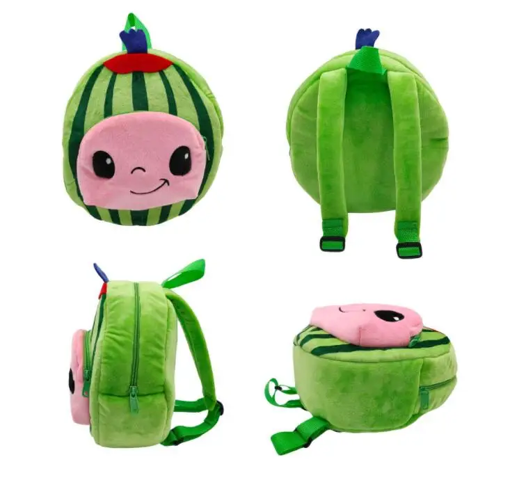 Cute Plush Watermelon Small Daycare Toddler Backpack Boys and Girls Bag for Little Kids, Customized color
Cute Plush Watermelon Small Daycare Toddler Backpack Boys and Girls Bag for Little Kids, Customized color