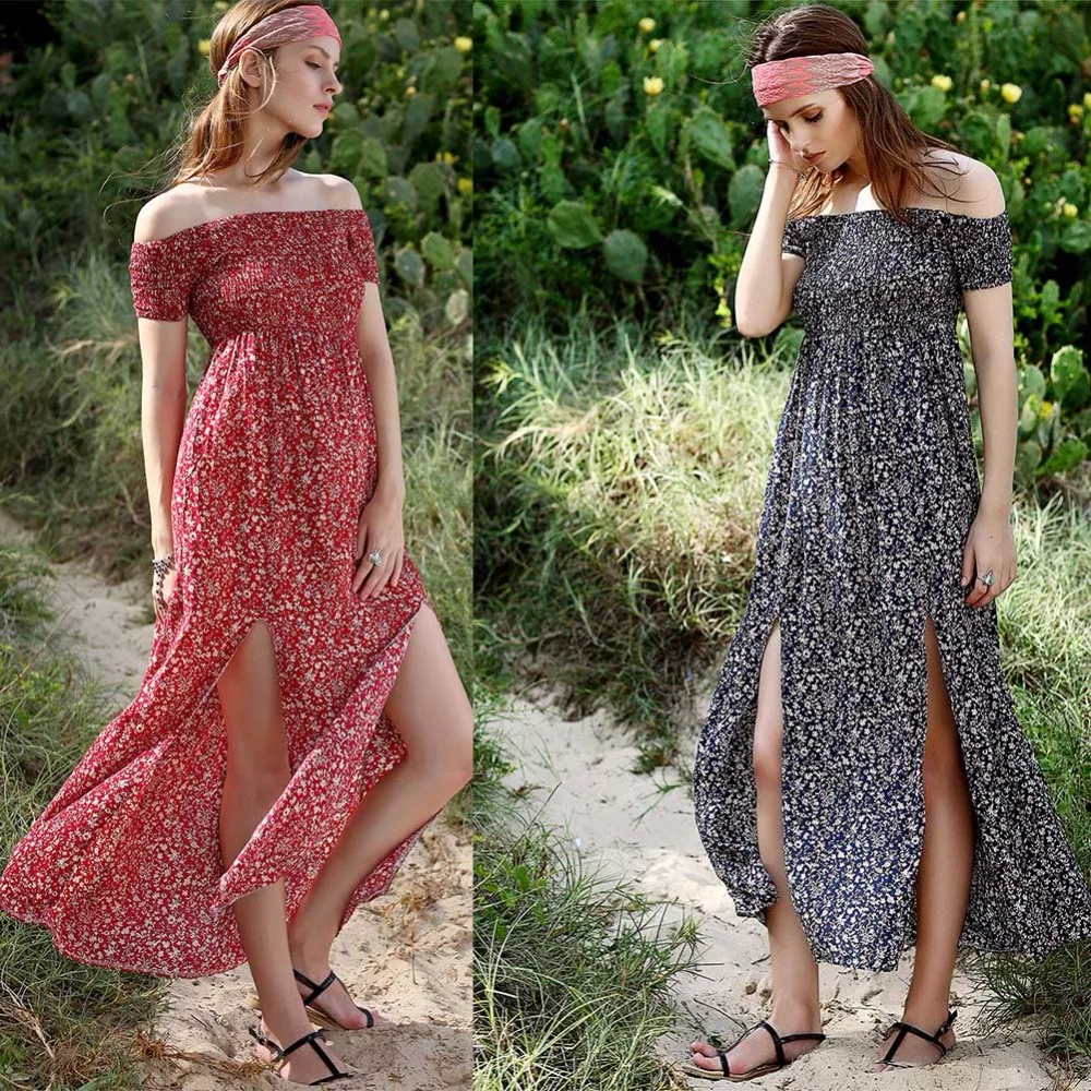 Bohemian Women Summer Dress 2021 Dress Off Shoulder Beach Sexy Casual Long Dress
Bohemian Women Summer Dress 2021 Dress Off Shoulder Beach Sexy Casual Long Dress