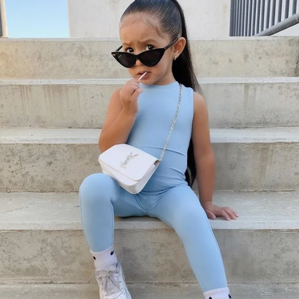 2022 New fashion kids clothes boutique baby girl summer Bodysuits Kids Jumpsuit Baby Girls Sleeveless One Piece Jumpsuit, As picture
2022 New fashion kids clothes boutique baby girl summer Bodysuits Kids Jumpsuit Baby Girls Sleeveless One Piece Jumpsuit, As picture