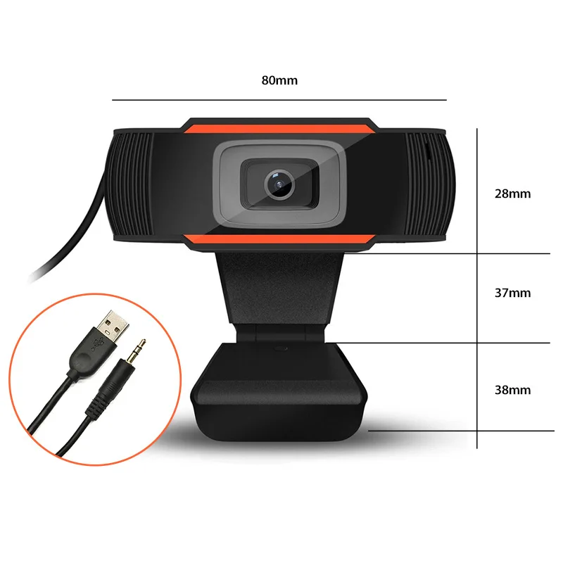 Drop Shipping HD PC Web Camera USB Webcam With Sound-absorbing Microphone Video Conference, Black
Drop Shipping HD PC Web Camera USB Webcam With Sound-absorbing Microphone Video Conference, Black