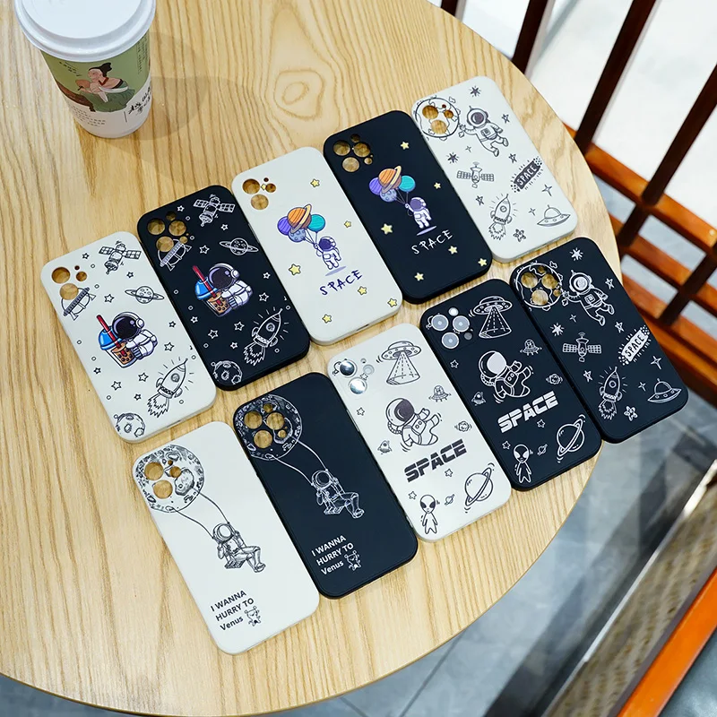 Drop shipping astronaut accessories personal pattern ultra-thin shell soft space phone case for iphone 12
Drop shipping astronaut accessories personal pattern ultra-thin shell soft space phone case for iphone 12