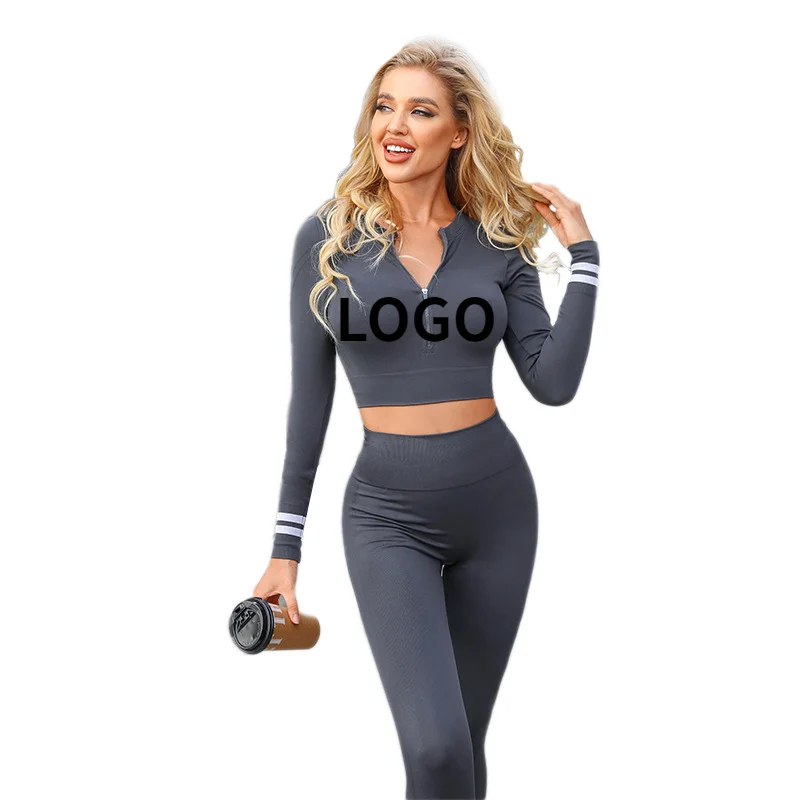 Sports Gym Clothing Long Sleeve crop tops Tight breathable running pants Workout Clothes Gym Sets Women 2 piece Sport Yoga Suit
Sports Gym Clothing Long Sleeve crop tops Tight breathable running pants Workout Clothes Gym Sets Women 2 piece Sport Yoga Suit