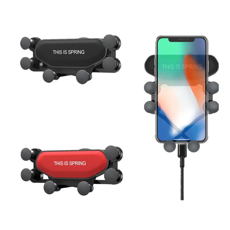 2020 New Universal Gravity Phone Holder Air Vent Car Phone Stand 360 Degree Car Phone Mount For iPhone in Car Stand No Magnetic, Black, silver, red
2020 New Universal Gravity Phone Holder Air Vent Car Phone Stand 360 Degree Car Phone Mount For iPhone in Car Stand No Magnetic, Black, silver, red
