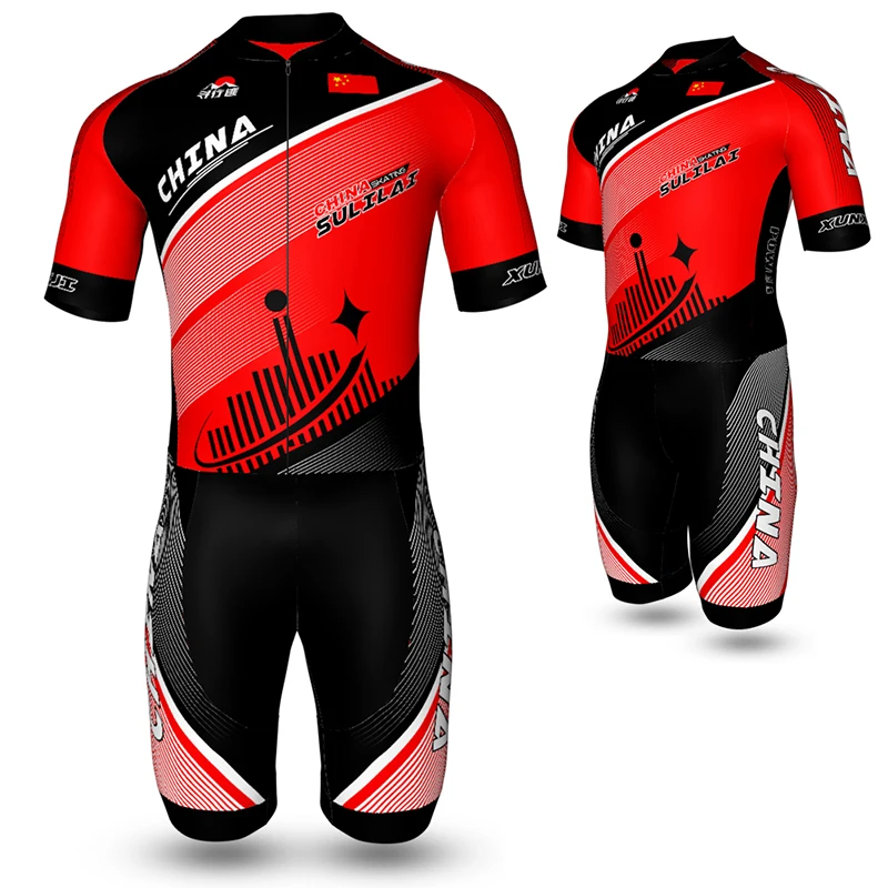 Speed suit Speed roller skating Speed roller-skating clothing Speed skating Racing Skating costumes Siamese Suit Wholesale
Speed suit Speed roller skating Speed roller-skating clothing Speed skating Racing Skating costumes Siamese Suit Wholesale