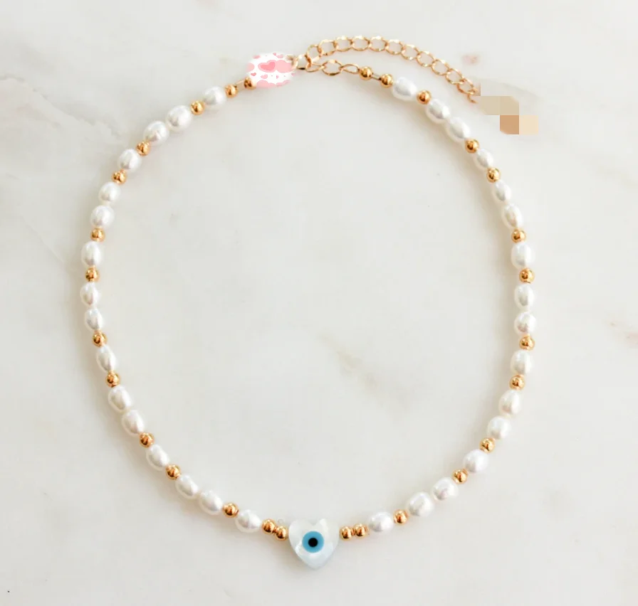 Custom Freshwater Pearl colorful Beads Necklace For Women Jewelry charm shell eye necklace Mother's day gift
Custom Freshwater Pearl colorful Beads Necklace For Women Jewelry charm shell eye necklace Mother's day gift