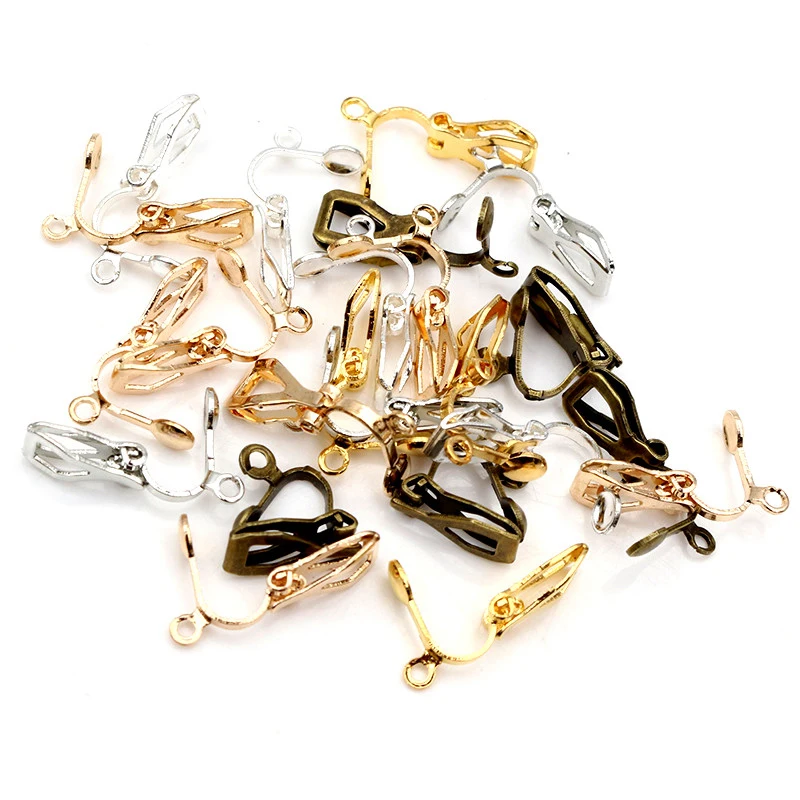 50pcs/lot High Quality 6 Colors Plated Ear Clip Hooks DIY Handmade Earrings Findings Jewelry Findings Parts Wholesale, Multi-colors
50pcs/lot High Quality 6 Colors Plated Ear Clip Hooks DIY Handmade Earrings Findings Jewelry Findings Parts Wholesale, Multi-colors
