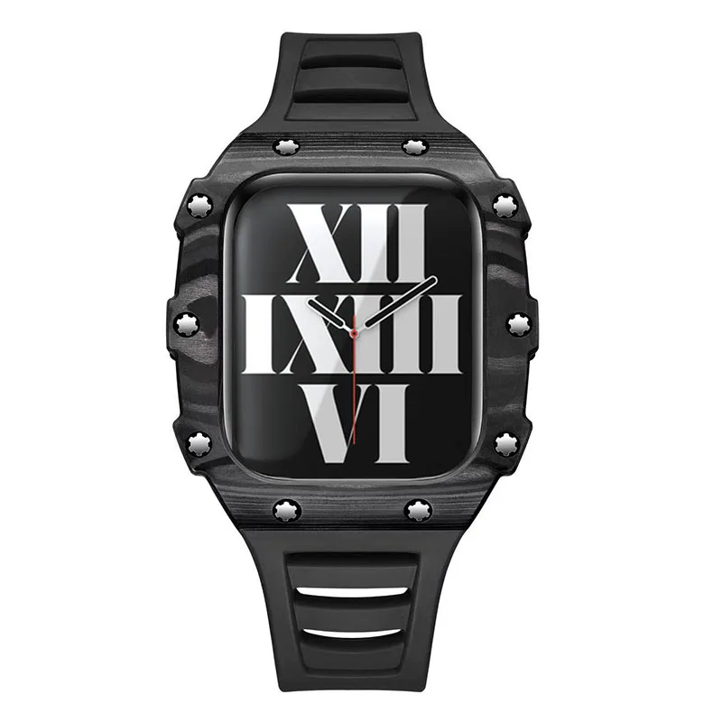 Custom Logo High-end 41mm 45mm Carbon Fiber&Ceramic Modification Watch Case Band Kit For apple watch case carbon fiber
Custom Logo High-end 41mm 45mm Carbon Fiber&Ceramic Modification Watch Case Band Kit For apple watch case carbon fiber