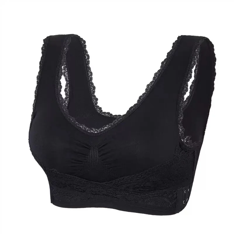 Women Sexy Sport Fitness Vest Lace Seamless Bra Cross Side Buckle Wireless Padded Plus Size Lift Up Bra M-4XL, Black/white/khaki/lavender/light blue
Women Sexy Sport Fitness Vest Lace Seamless Bra Cross Side Buckle Wireless Padded Plus Size Lift Up Bra M-4XL, Black/white/khaki/lavender/light blue