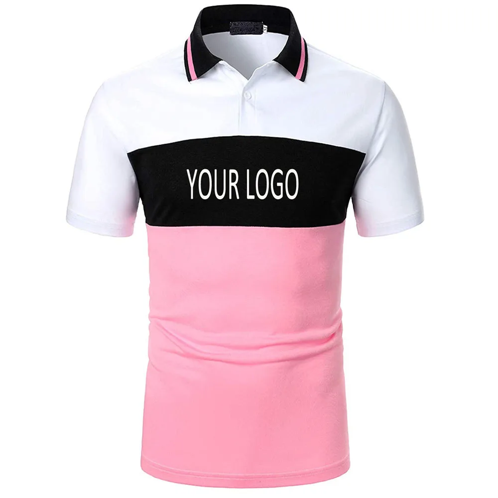 Mens Summer Customized Short Sleeve Polo T Shirt Classic Patchwork Tee Casual Slim Fit 100% Cotton
Mens Summer Customized Short Sleeve Polo T Shirt Classic Patchwork Tee Casual Slim Fit 100% Cotton