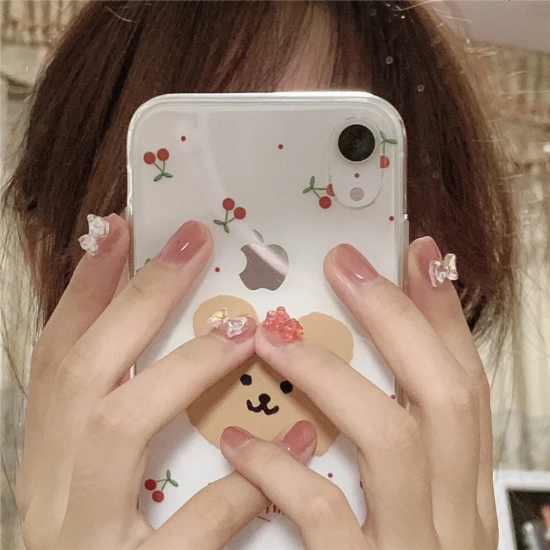 Fashion Bear butterfly bow short jelly nude false nails manufacturer false nails with decoration finger nails false
Fashion Bear butterfly bow short jelly nude false nails manufacturer false nails with decoration finger nails false