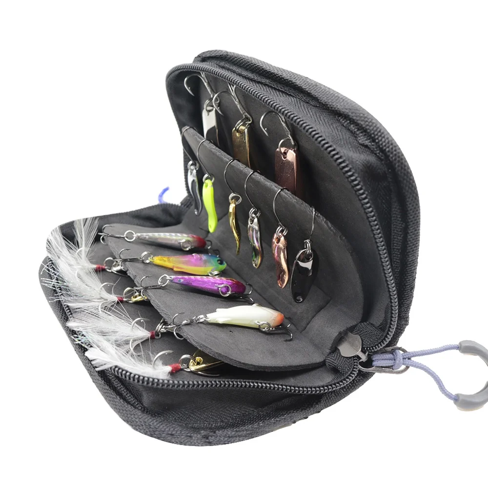 Fishing Bait Hook Storage Box Lead Head Hook Fishing Gear Bag Lure Bait Fishing Reel & Gear Bag
Fishing Bait Hook Storage Box Lead Head Hook Fishing Gear Bag Lure Bait Fishing Reel & Gear Bag