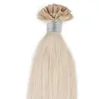 Double Drawn Full Cuticle Prebonded Hair Blonde Keratin U Tip Human Hair Extension