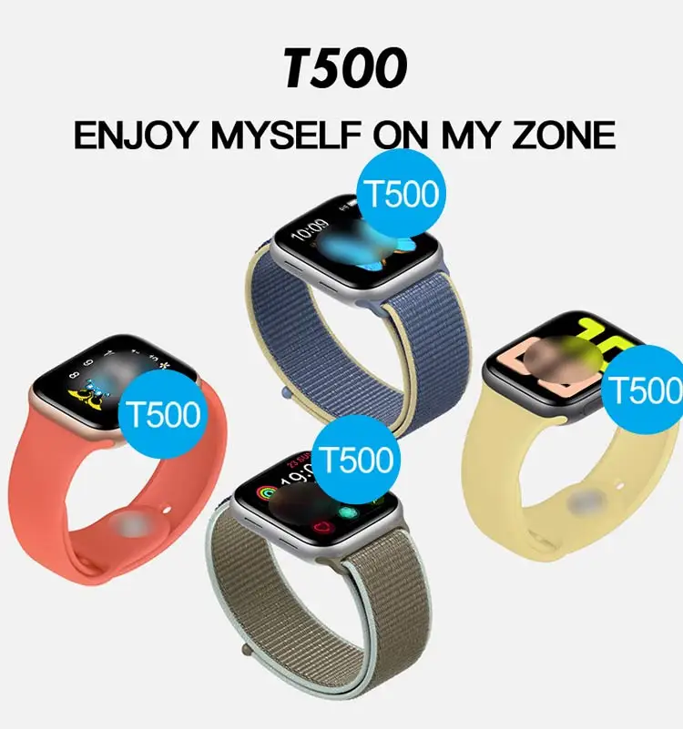 2020 Smartwatch Healthy Waterproof Bluetooth t500 t5s smart watch series 5 Sport Wristband Full Touch Screen Heart Rate Monitor