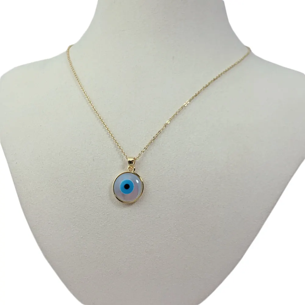 Hotselling Round Pearl Shell Blue Evil Eye Necklace Women Jewelry Fashion Necklaces, Gold
Hotselling Round Pearl Shell Blue Evil Eye Necklace Women Jewelry Fashion Necklaces, Gold