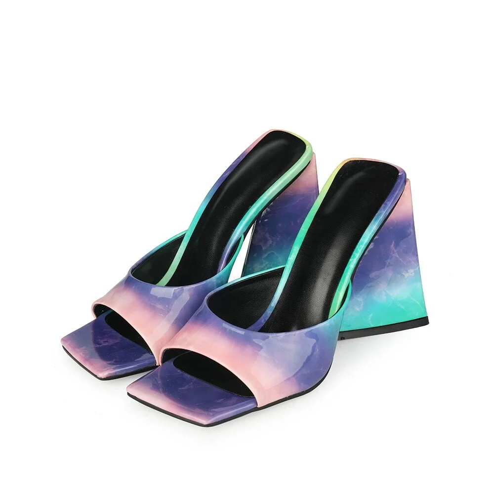 Popular Big size 45 Mixed Color Open Toe Sexy Chunky Heels Women Summer Sandals, Green bluee pink
Popular Big size 45 Mixed Color Open Toe Sexy Chunky Heels Women Summer Sandals, Green bluee pink