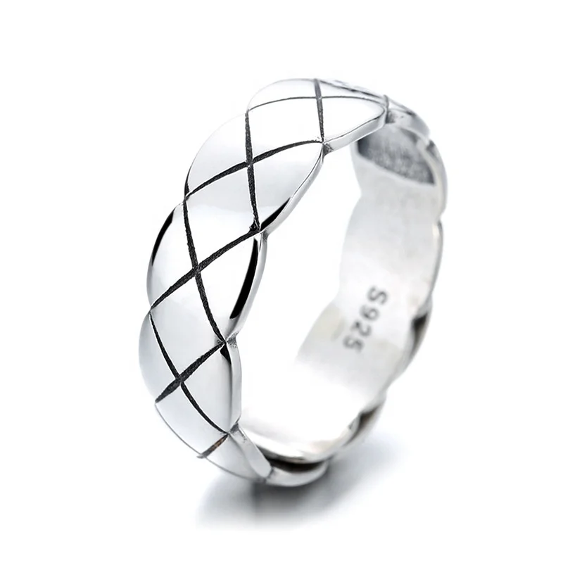 New Trendy INS Design Rhombus Wide Rings Silver Plated Rings 925 Sterling Silver Ring For Women Gift
New Trendy INS Design Rhombus Wide Rings Silver Plated Rings 925 Sterling Silver Ring For Women Gift