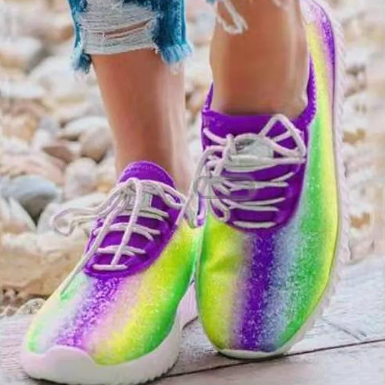 Hot glitter materials women's casual shoes sport running fashion sneaker running shoes big size for women
Hot glitter materials women's casual shoes sport running fashion sneaker running shoes big size for women