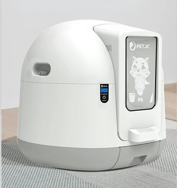 2021 Amazon Hot Selling Enclosed Portable Automatic Cat Litter Toilet Auto Smart Intelligent Cat Litter Box, White
2021 Amazon Hot Selling Enclosed Portable Automatic Cat Litter Toilet Auto Smart Intelligent Cat Litter Box, White