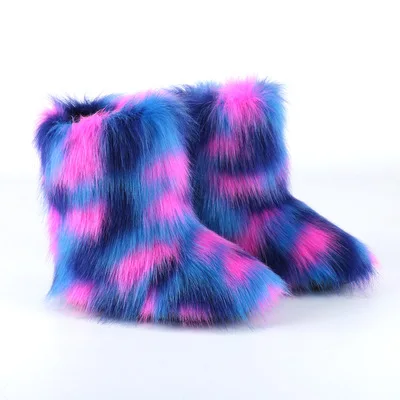 2021 New arrival hot sale colorful high snow winter boots faux fox fur warm boots, As the picture shows
2021 New arrival hot sale colorful high snow winter boots faux fox fur warm boots, As the picture shows