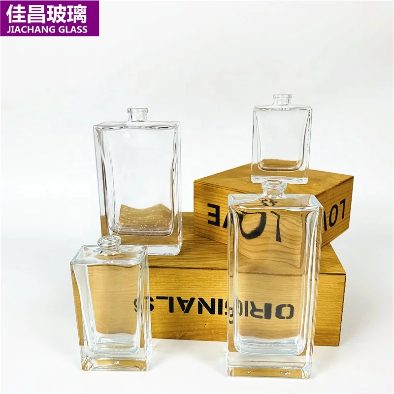Kristall Personalisierte Leere Parfüm Flasche Spray 30 ml 50 ml 100ml Glas Kosmetische Pumpe Flasche