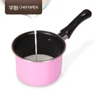 11cm non stick carbon steel dazzle colour mini milk pan