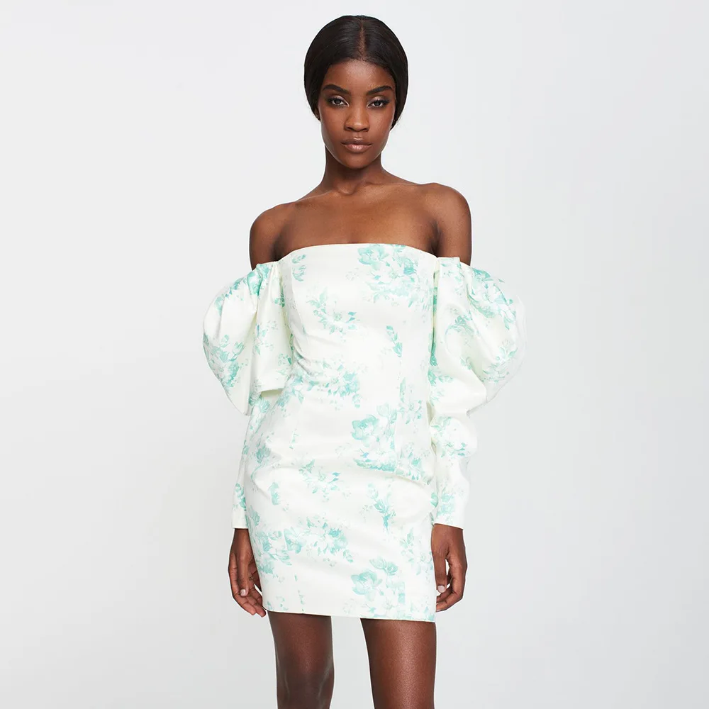2021 new arrivals spring collection off shoulder floral printed women bubble long sleeve casual dresses
2021 new arrivals spring collection off shoulder floral printed women bubble long sleeve casual dresses