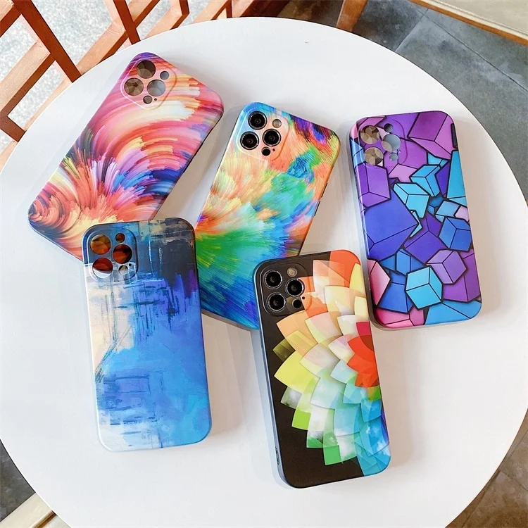 New Watercolor Printing Phone Case for iPhone 13 12pro max soft TPU IMD Mobile phone case, 5 colors, can be customized
New Watercolor Printing Phone Case for iPhone 13 12pro max soft TPU IMD Mobile phone case, 5 colors, can be customized
