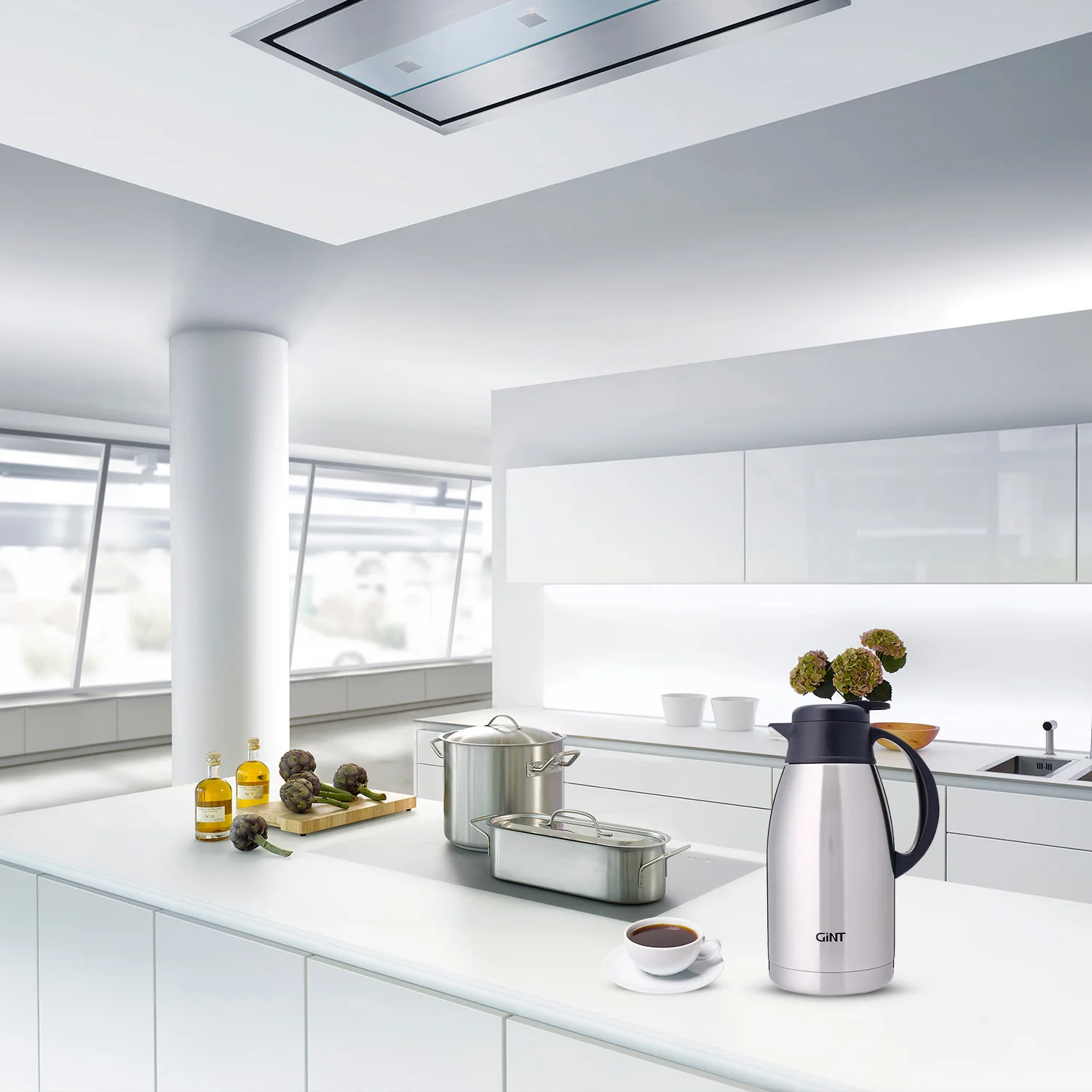 GiNT 1.9L Chinese Suppliers Food Grade Stainless Steel Vacuum Flasks Coffee Pot for Drinking Coffee, Customized colors acceptable
GiNT 1.9L Chinese Suppliers Food Grade Stainless Steel Vacuum Flasks Coffee Pot for Drinking Coffee, Customized colors acceptable